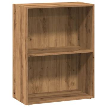  Bookcase Artisian Oak 60x30x77 cm Engineered Wood