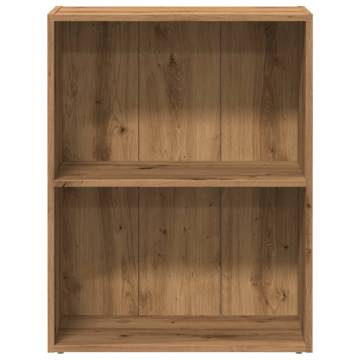  Bookcase Artisian Oak 60x30x77 cm Engineered Wood