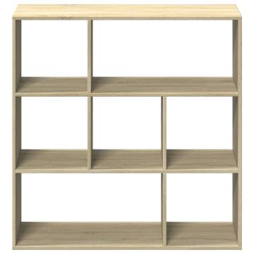  Room Divider Bookcase Sonoma Oak 102x29x103.5 cm Engineered Wood