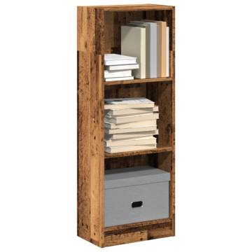  Bookcase Old Wood 40x24x109 cm Engineered Wood