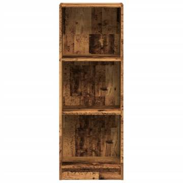  Bookcase Old Wood 40x24x109 cm Engineered Wood