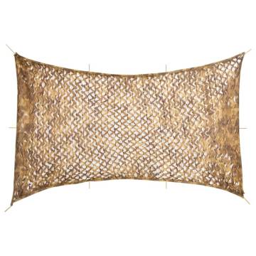  Camouflage Net with Storage Bag 600x414 cm Sand