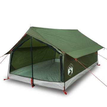  Camping Tent 2-Person Olive Green Waterproof