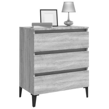 Sideboard Grey Sonoma 60x35x69 cm Engineered Wood