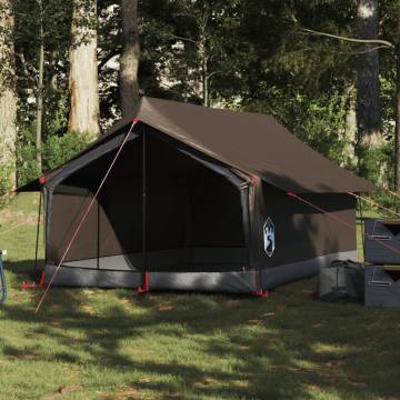  Camping Tent 2-Person Brown Waterproof