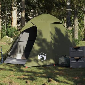  Camping Tent Dome 2-Person Olive Green Waterproof