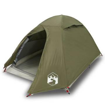  Camping Tent Dome 2-Person Olive Green Waterproof