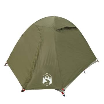  Camping Tent Dome 2-Person Olive Green Waterproof