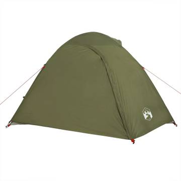  Camping Tent Dome 3-Person Olive Green Waterproof