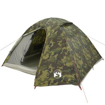  Camping Tent Dome 3-Person Camouflage Waterproof