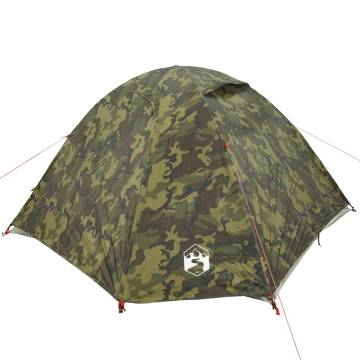  Camping Tent Dome 4-Person Camouflage Waterproof