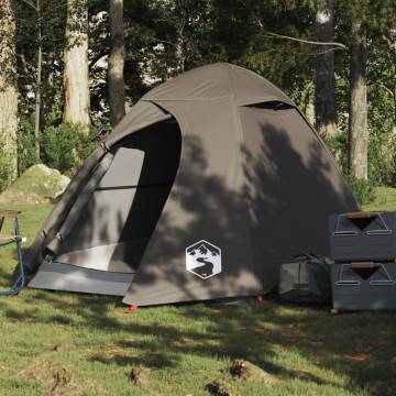  Camping Tent Dome 2-Person Brown Waterproof