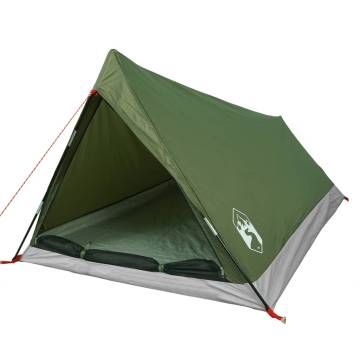  Camping Tent 2-Person Olive Green Waterproof