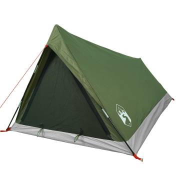  Camping Tent 2-Person Olive Green Waterproof