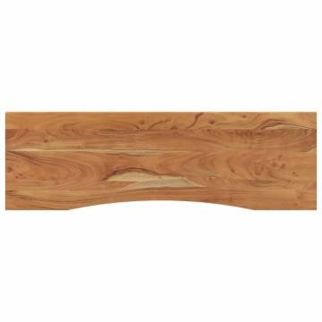  Desk Top 140x50x2.5 cm Rectangular Solid Wood Acacia