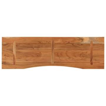  Desk Top 140x50x2.5 cm Rectangular Solid Wood Acacia