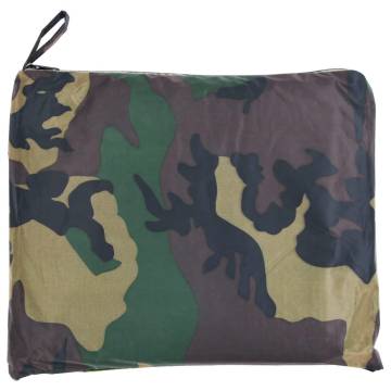 Waterproof Army Rain Poncho for CampingHiking Camouflage