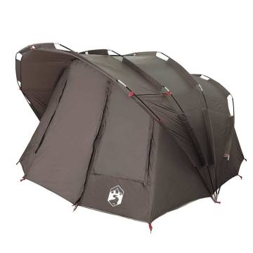  Fishing Tent 5-Person Brown Waterproof