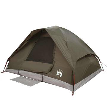  Camping Tent Dome 2-Person Brown Waterproof