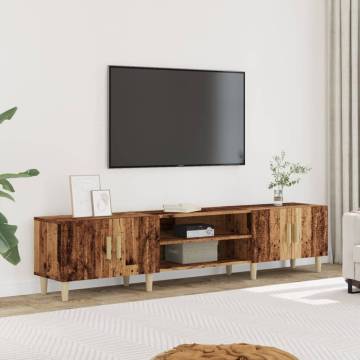  TV Cabinet Old Wood 180x31.5x40 cm Engineered Wood