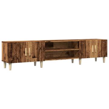  TV Cabinet Old Wood 180x31.5x40 cm Engineered Wood