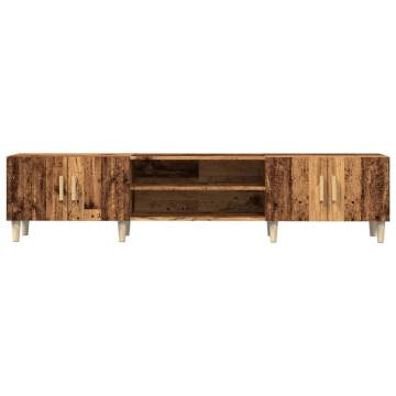  TV Cabinet Old Wood 180x31.5x40 cm Engineered Wood