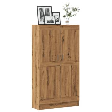  Book Cabinet Artisan Oak 82.5x30.5x150 cm Engineered Wood