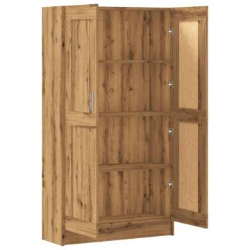  Book Cabinet Artisan Oak 82.5x30.5x150 cm Engineered Wood