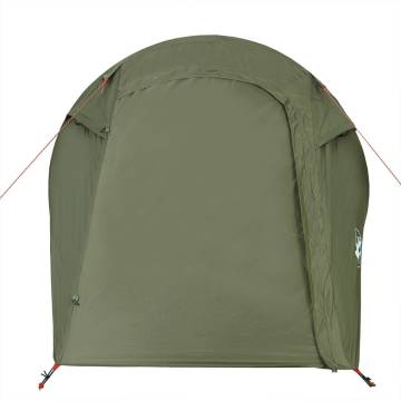  Camping Tent Tunnel 3-Person Olive Green Waterproof