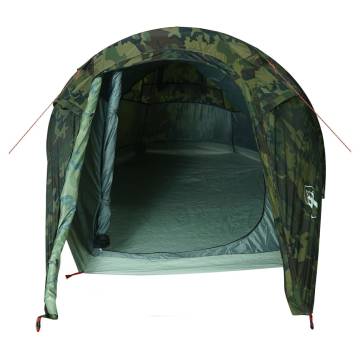  Camping Tent Tunnel 2-Person Camouflage Waterproof