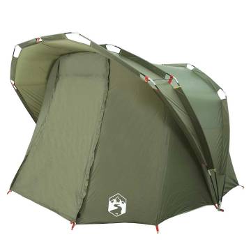  Fishing Tent 4-Person Olive Green Waterproof