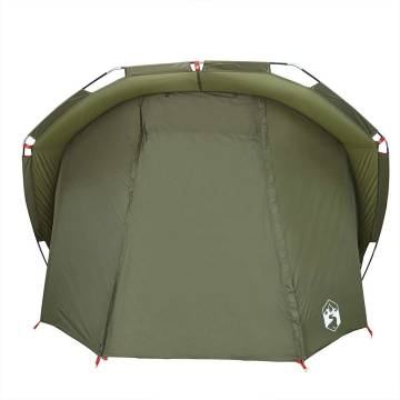  Fishing Tent 4-Person Olive Green Waterproof