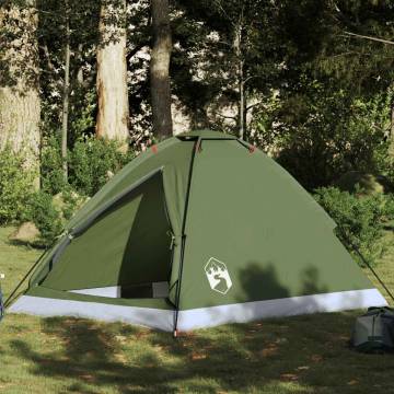  Camping Tent Dome 2-Person Olive Green Waterproof