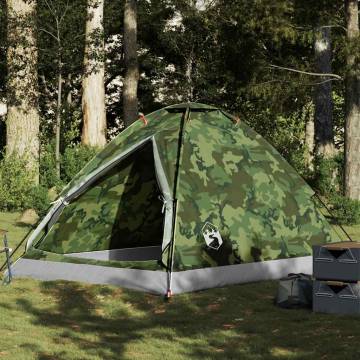  Camping Tent Dome 4-Person Camouflage Waterproof