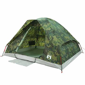  Camping Tent Dome 4-Person Camouflage Waterproof