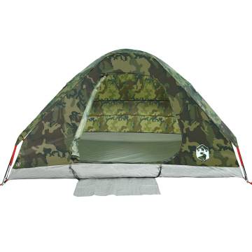  Camping Tent Dome 4-Person Camouflage Waterproof