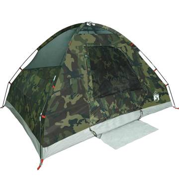  Camping Tent Dome 4-Person Camouflage Waterproof