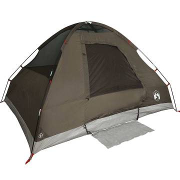  Family Tent Dome 6-Person Brown Waterproof