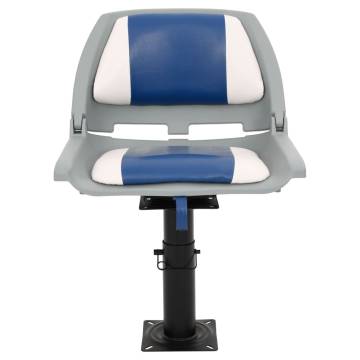  Boat Seat with Pedestal Height Adjustable 360° Rotatable