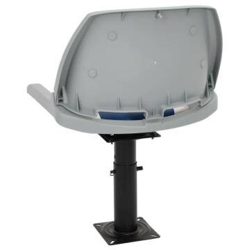  Boat Seat with Pedestal Height Adjustable 360° Rotatable