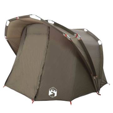  Fishing Tent 4-Person Brown Waterproof