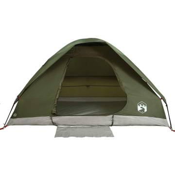  Family Tent Dome 6-Person Olive Green Waterproof