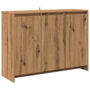  Sideboard Artisan Oak 102x33x75 cm Engineered Wood