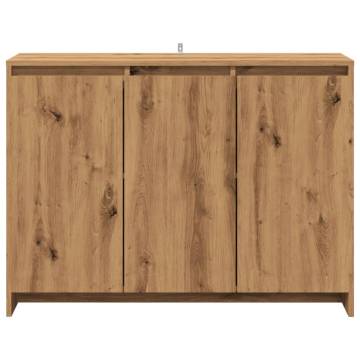  Sideboard Artisan Oak 102x33x75 cm Engineered Wood