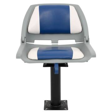  Boat Seats 2 pcs with Pedestal 360° Rotatable