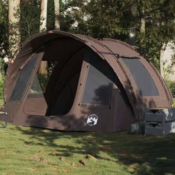  Fishing Tent 2-Person Brown Waterproof