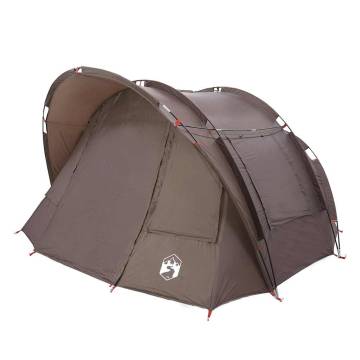  Fishing Tent 2-Person Brown Waterproof