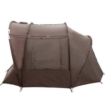  Fishing Tent 2-Person Brown Waterproof