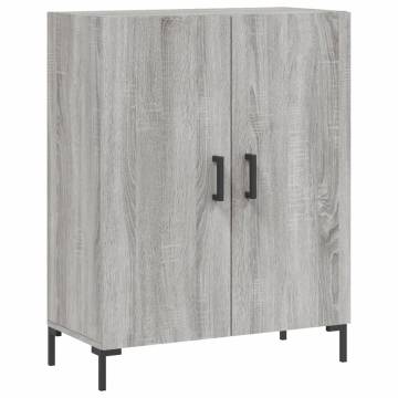  Highboard Grey Sonoma 69.5x34x180 cm Engineered Wood