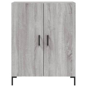  Highboard Grey Sonoma 69.5x34x180 cm Engineered Wood